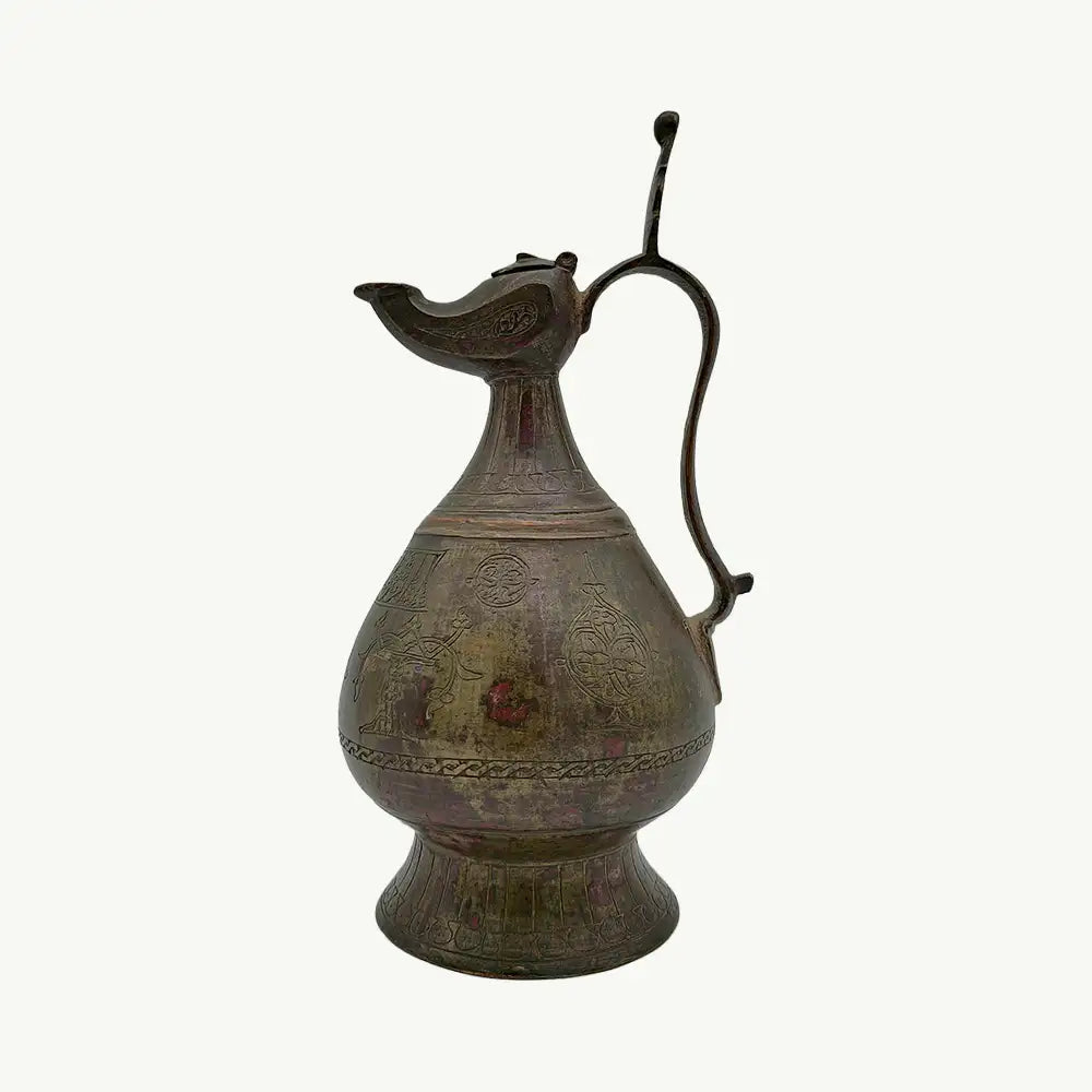 Afghan Copper Lidded Ceremonial Pot