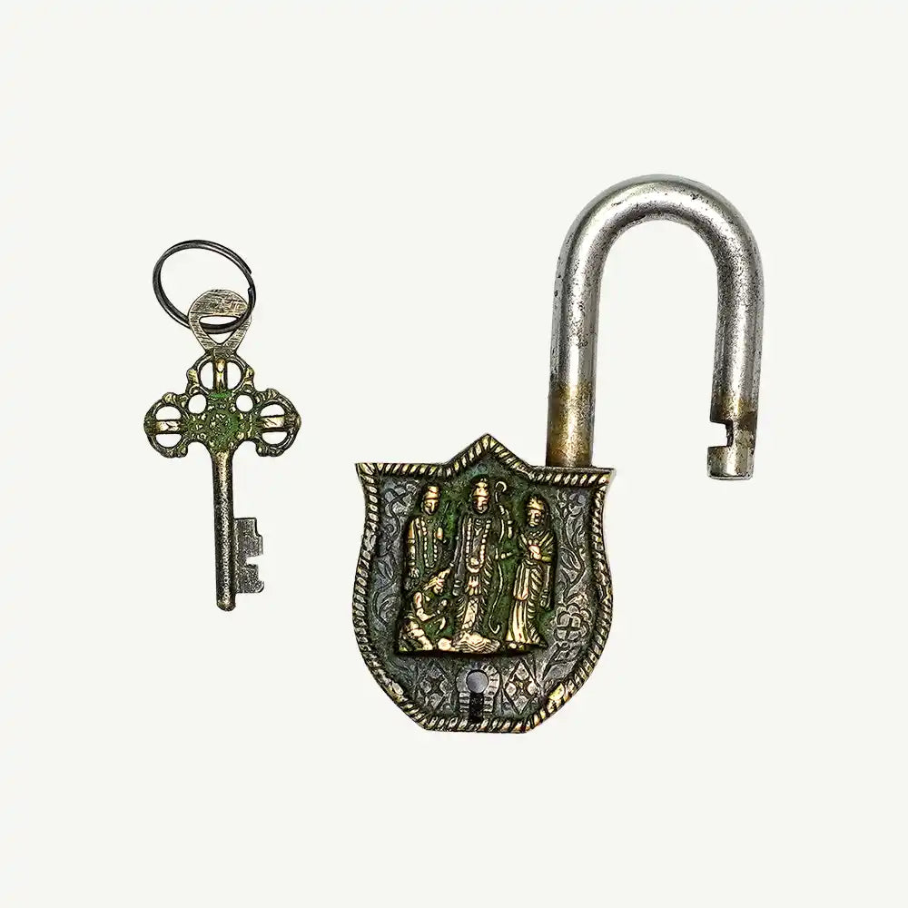 Divine Protection Lock - Trimurti Guardian