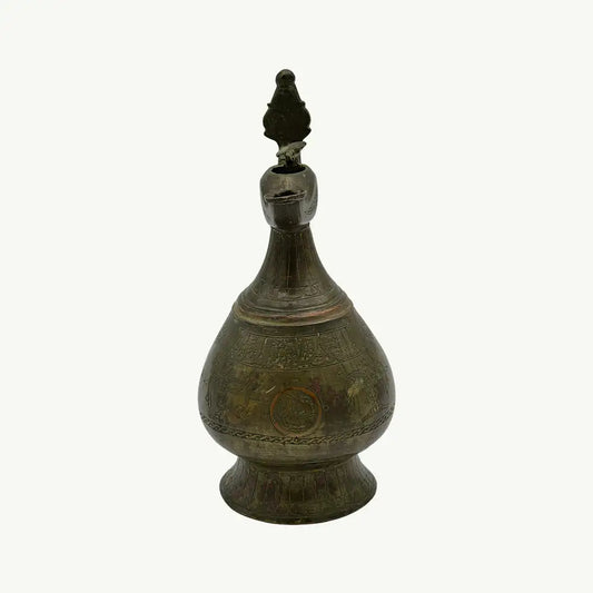 Afghan Copper Lidded Ceremonial Pot