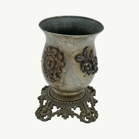 Antique Embossed Victorian Revival Vase