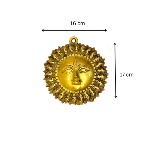 Celestial Sun Medallion- Bhaskar Wall Hanging