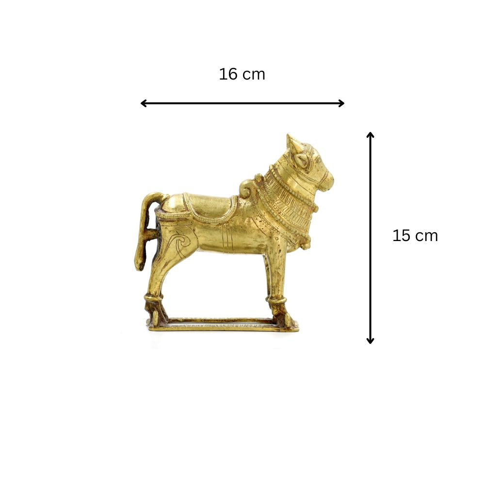 Brass Kamadhenu Cow Statue