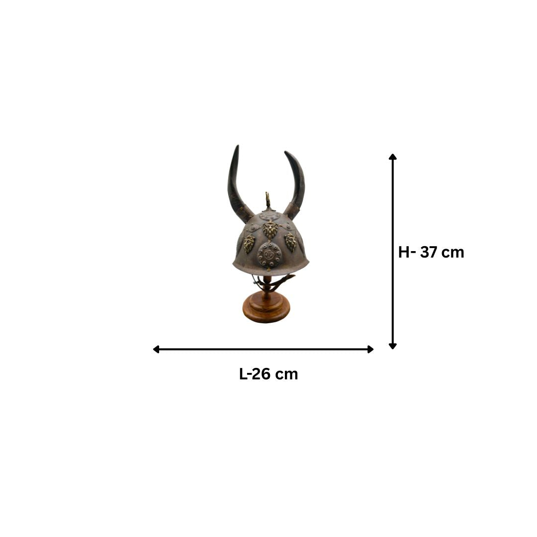 The Vintage Viking Horned Helmet