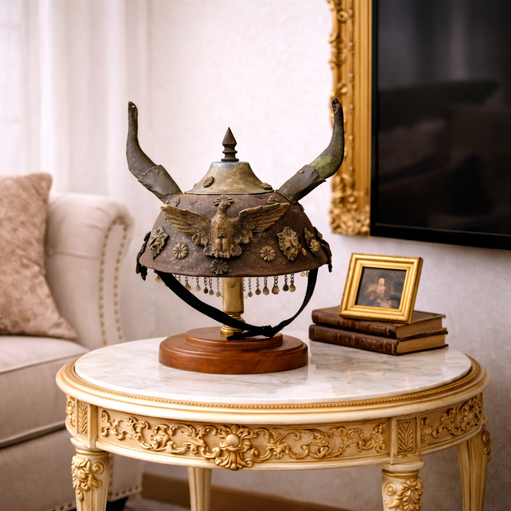 The Vintage Imperial Commander’s Horned Helmet