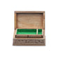 Hand-Carved Walnut Wooden Jewelry Box