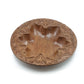 The "Lotus" Hand-Carved Walnut Wooden Serving Plate