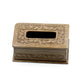 Hand-Carved Walnut wood Tissue Box