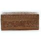 Heritage" Hand-Carved Walnut Jewelry Box.