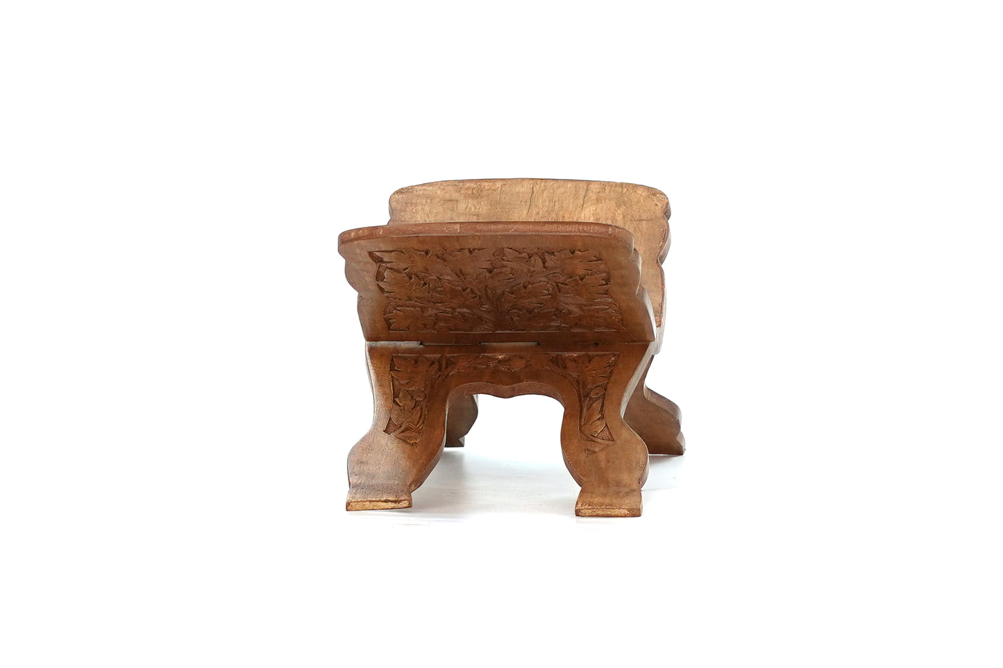 Hand-Carved Walnut wood Quran Stand (Rehal)