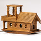 Hand-Carved Walnut wood Miniature Kashmir Houseboat