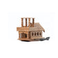Hand-Carved Walnut wood Miniature Kashmir Houseboat