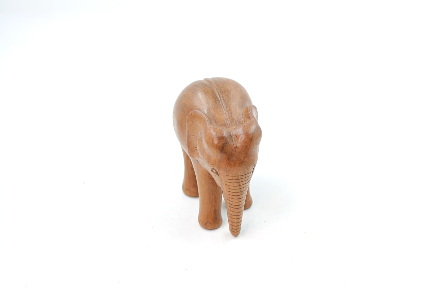 Majestic Elephant of Walnut Wood