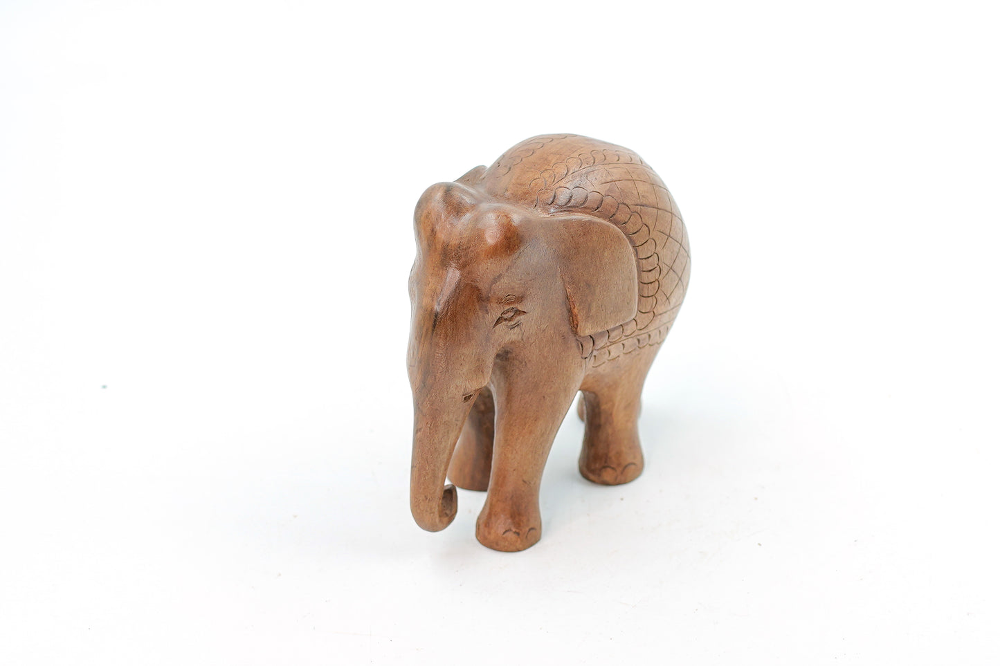 Royal Walnut Wood Elephant