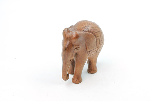 Royal Walnut Wood Elephant