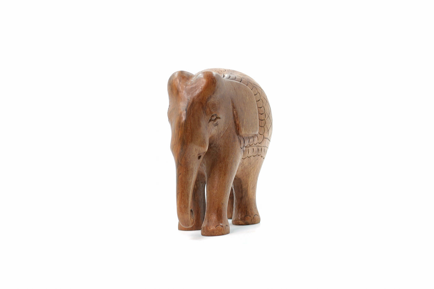 Royal Walnut Wood Elephant