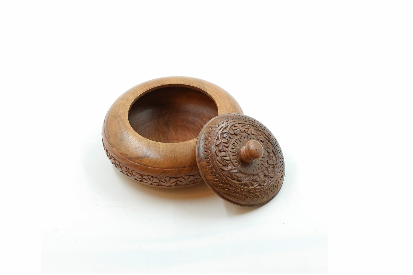 Timeless Wooden Decorative Nut Box
