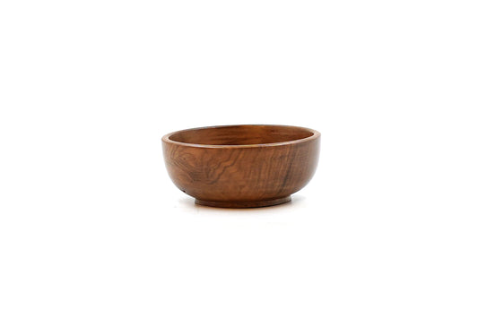 Amber Glow Walnut Wood Bowl