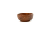 Amber Glow Walnut Wood Bowl