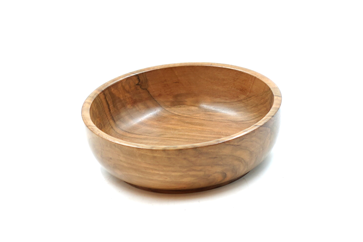 Serene Crown Aurora Walnut Wood Bowl