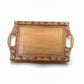 Ebon Horizon Walnut Wood Tea Tray