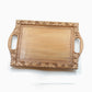 Ebon Horizon Walnut Wood Tea Tray