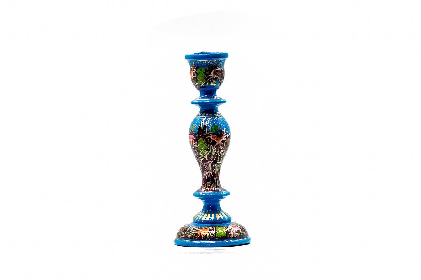 Kashmiri Azure Blossom Candle Stand