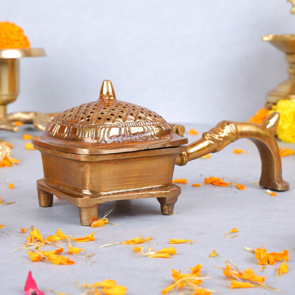 Brass Mabkhara Charcoal Incense Burner
