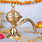 Brass Mabkhara Incense Burner with Handle
