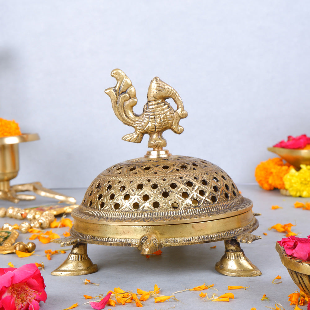 Brass Mabkhara/Bakhoor Incense Holder – Home Deco