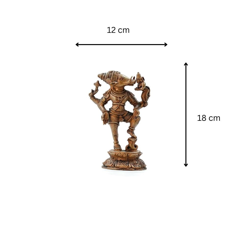 Graceful Vishnu Varaha Roopam Idol - Divine Blessings