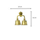 Brass Twin Temple Bell