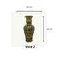 Golden Marbel Vase Set (Set of 3) The Gilded Vine Mughal