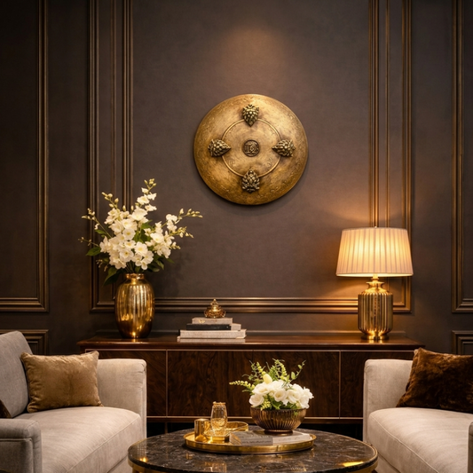 The Vintage Hand-Engraved Medallion Shield