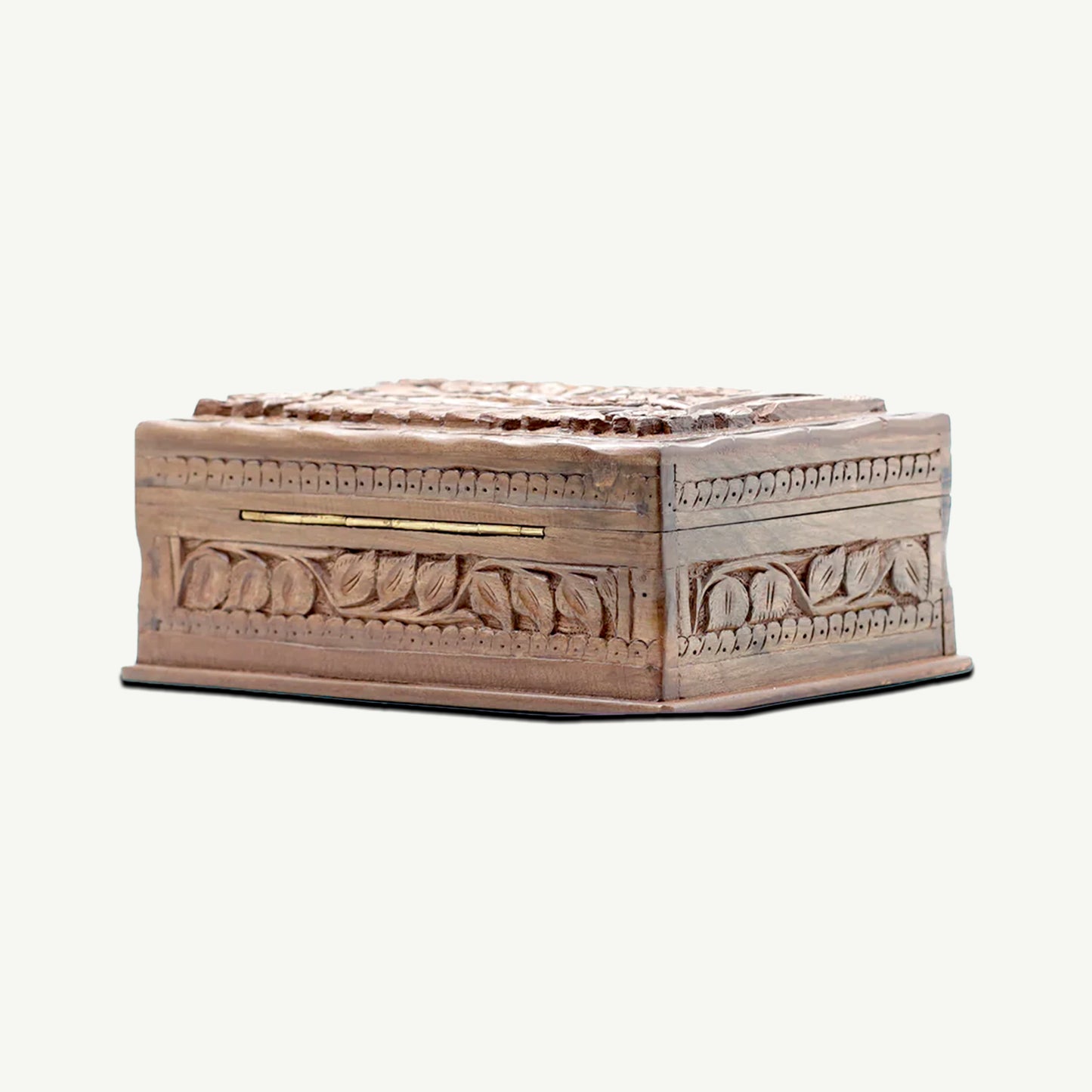 The "Heritage" Hand-Carved Walnut Dry Fruit Box