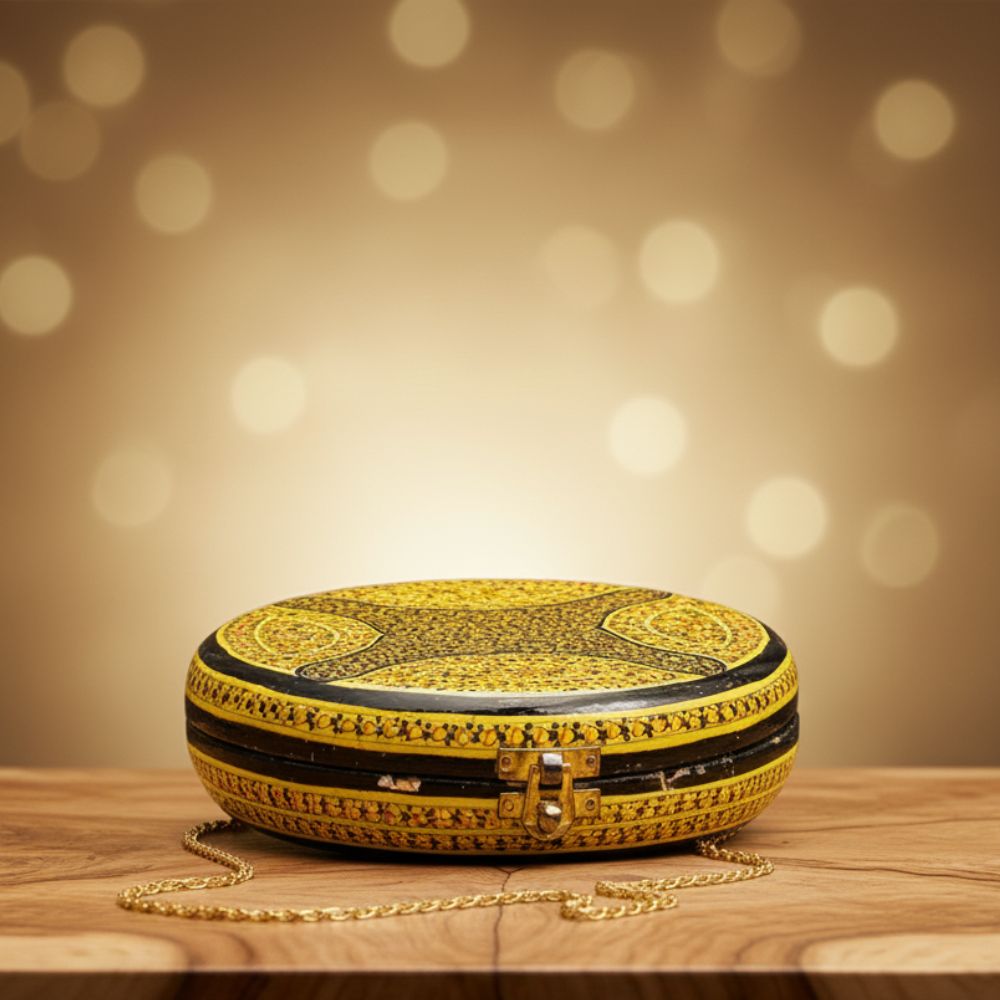 Kashmiri Crescent Clutch