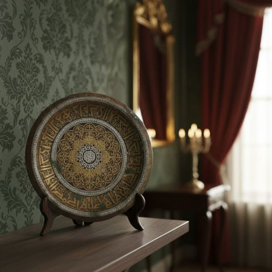 Antique Hand-Engraved Heirloom Vintage Copper Plate