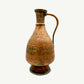 Vintage Hand-Engraved Copper Ewer | Middle Eastern Islamic Calligraphy & Animal Motif Pitcher
