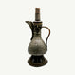 Vintage Hand-Engraved Copper Ewer with Stand | Middle Eastern Islamic Calligraphy & Arabesque Motifs