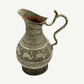 Vintage Hand-Etched Copper Pitcher | Middle Eastern Camel Motif & Ornate Geometric Patterns