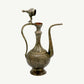 Vintage Middle Eastern Copper Ewer | Hand-Engraved Islamic Calligraphy & Arabesque Motifs