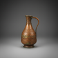 Vintage Hand-Engraved Copper Ewer | Middle Eastern Islamic Calligraphy & Animal Motif Pitcher